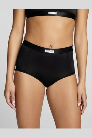 PUMA 2-Pack Hoge hipsters - High Waist - Hoge microfiber dames onderbroeken
