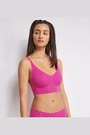 Sloggi Zero Feel Kanten Bralette gevuld - Bliss - Bh Top met smalle bandjes - Uitneembare vulling
