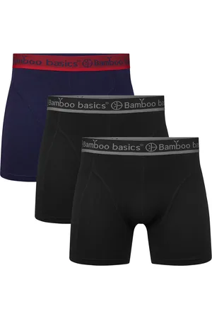 Bamboo Basics 3-pak heren boxers - Rico - Navy & Black