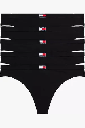Tommy Hilfiger 5-Pack Dames - Heritage strings - Katoenen strings dames laag