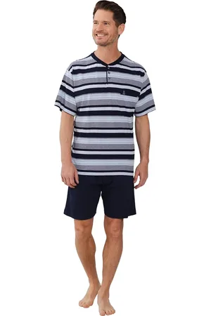 Robson Heren shortama Tricot - Knoopsluiting
