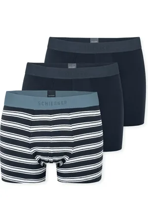 Schiesser 3-pack heren boxershort 95/5 - Streep