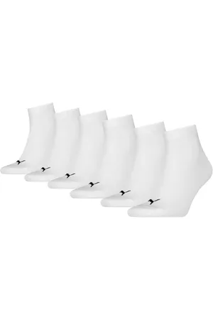 PUMA 6-paar Quarter sokken - katoen