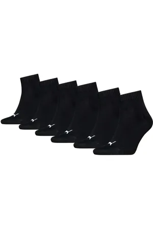 PUMA 6-paar Quarter sokken - katoen