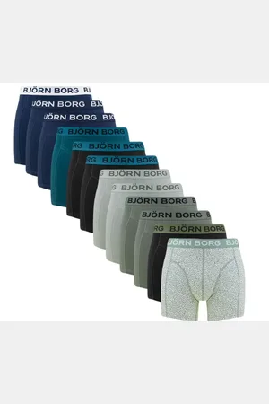 Björn Borg 12-pack heren boxershort - All Black - Zwarte heren onderbroeken multipack