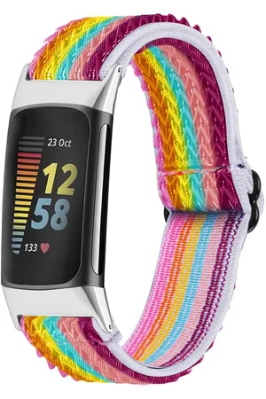 Imoshion Elastisch nylon bandje voor de Fitbit Charge 5
