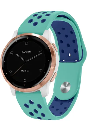 Imoshion Siliconen sport bandje - Universeel 18 mm aansluiting - Turquoise / Blauw