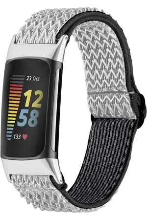 Imoshion Elastisch nylon bandje voor de Fitbit Charge 5