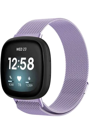 Imoshion Milanees magnetisch bandje voor de Fitbit Versa 3 - Maat S