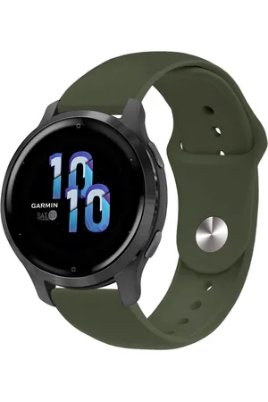 Imoshion Siliconen Sport bandje - Universeel 22 mm aansluiting - Olijfgroen