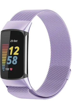 Imoshion Milanees magnetisch bandje voor de Fitbit Charge 5 - Maat S