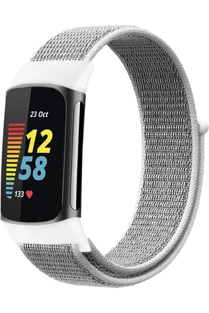 Imoshion Nylon bandje voor de Fitbit Charge 5 - Maat L