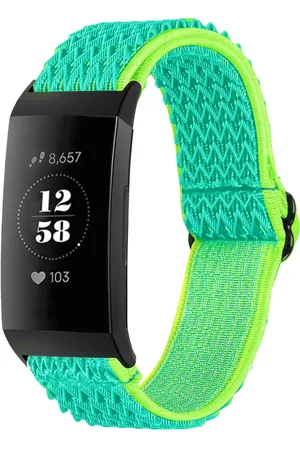 Imoshion Elastisch nylon bandje voor de Fitbit Charge 3 / 4 - / Geel