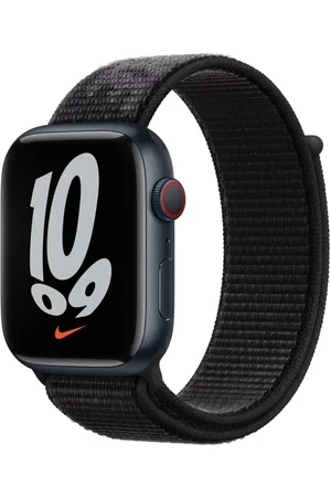 Apple Nike Sport Loop Band voor de Watch Series 1 t/m 9 / SE (38/40/41 mm) | Series 10 (42 mm) - Black