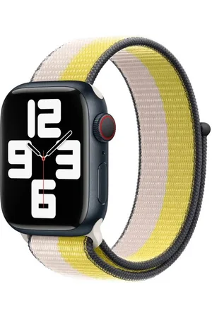 Apple Sport Loop Band voor de Watch Series 1 t/m 9 / SE (38/40/41 mm) | Series 10 (42 mm) - Oat Milk/Lemon Zest
