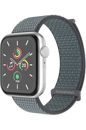 Imoshion Nylon⁺ bandje voor de Apple Watch Series 1 t/m 10 / SE / Ultra (2) (44/45/46/49 mm) - Ash Green