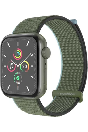 Imoshion Nylon⁺ bandje voor de Apple Watch Series 1 t/m 9 / SE (38/40/41 mm) | Series 10 (42 mm) - Dark Olive