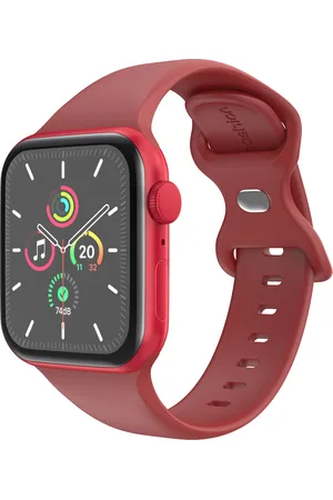 Imoshion Siliconen⁺ bandje voor de Apple Watch Series 1 t/m 10 / SE / Ultra (2) (44/45/46/49 mm) - Wine - Maat M/L