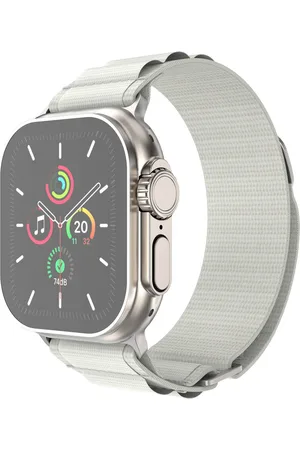 Imoshion Nylon Alpine bandje voor de Apple Watch Series 1 t/m 9 / SE (38/40/41 mm) | Series 10 (42 mm) - Sterrenlicht