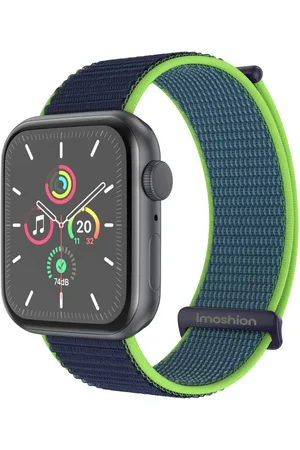 Imoshion Nylon⁺ bandje voor de Apple Watch Series 1 t/m 9 / SE (38/40/41 mm) | Series 10 (42 mm) - Lime