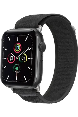 Imoshion Nylon Trail bandje voor de Apple Watch Series 1 t/m 9 / SE (38/40/41 mm) | Series 10 (42 mm) - Pure Black