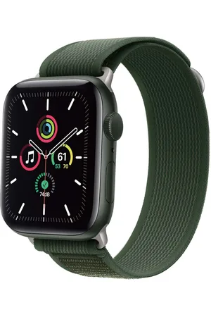 Imoshion Nylon Trail bandje voor de Apple Watch Series 1 t/m 10 / SE / Ultra (2) (44/45/46/49 mm) - Legergroen