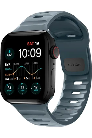 Nomad Sport band FKM voor de Apple Watch Series 1 t/m 10 / SE / Ultra (2) (44/45/46/49 mm) - Marine Blue