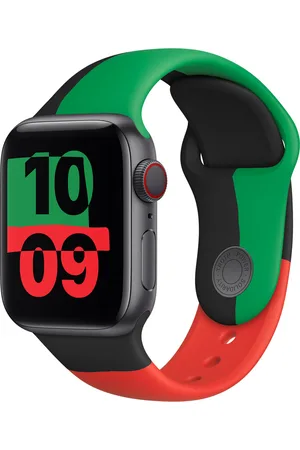 Apple Sport Band voor de Watch Series 1 t/m 9 / SE (38/40/41 mm) | Series 10 (42 mm) - Black Unity