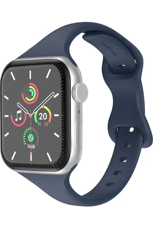 Imoshion Slim siliconen bandje voor de Apple Watch Series 1 t/m 9 / SE (38/40/41 mm) | Series 10 (42 mm) - Navy Blue