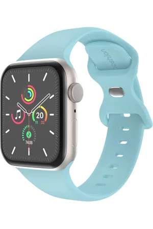 Imoshion Siliconen⁺ bandje voor de Apple Watch Series 1 t/m 10 / SE / Ultra (2) (44/45/46/49 mm) - Sapphire Blue - Maat M/L