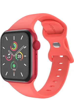 Imoshion Siliconen⁺ bandje voor de Apple Watch Series 1 t/m 10 / SE / Ultra (2) (44/45/46/49 mm) - Coral - Maat M/L