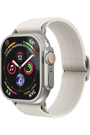 VONMÄHLEN Classic Nylon Loop bandje voor de Apple Watch | 44/45/46/49 mm - Cream