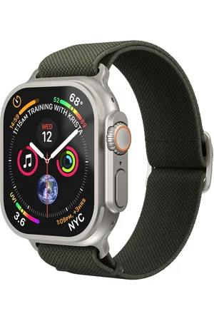 VONMÄHLEN Classic Nylon Loop bandje voor de Apple Watch | 38/40/41/42 mm - Olive