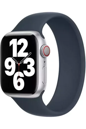 Apple Siliconen solobandje voor de Watch | 38/40/41/42 mm - Maat 3 - Storm Blue