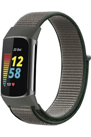 Imoshion Nylon bandje voor de Fitbit Charge 5 - Maat L
