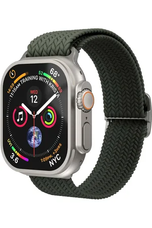 VONMÄHLEN Woven Loop bandje voor de Apple Watch | 38/40/41/42 mm - Olive