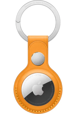 Apple Leather Key Ring voor de AirTag - California Poppy