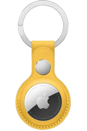 Apple Leather Key Ring voor de AirTag - Meyer Lemon