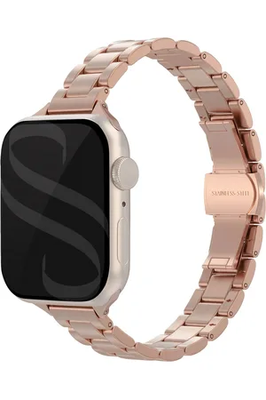 Selencia Slim Steel schakelbandje voor de Apple Watch Series 1 t/m 9 / SE (38/40/41 mm) | Series 10 (42 mm)