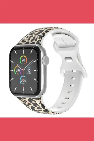 Imoshion Siliconen⁺ bandje voor de Apple Watch Series 1 t/m 10 / SE / Ultra (2) (44/45/46/49 mm) - Leopard