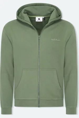 Solution Clothing Essential Zipper Hoodie Agave Green maat S |