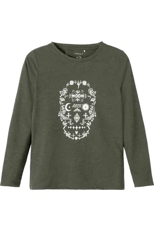 NAME IT Meisjes-T-shirt lange mouwen Fonja