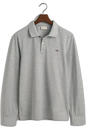 GANT Polo met lange mouwen Shield