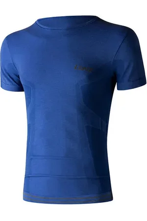 Lenz T-shirt met ronde hals Merino 6.0