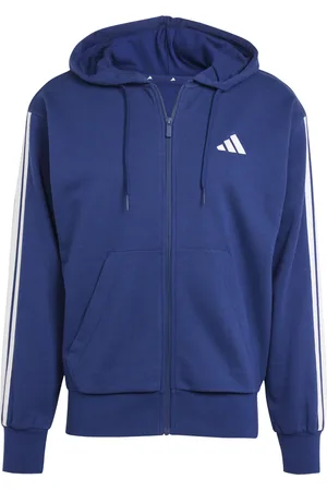 adidas Hooded sweatshirt met rits Essential 3-Stripes