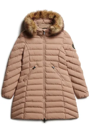 Superdry Middenjack voor dames Fuji Faux Fur