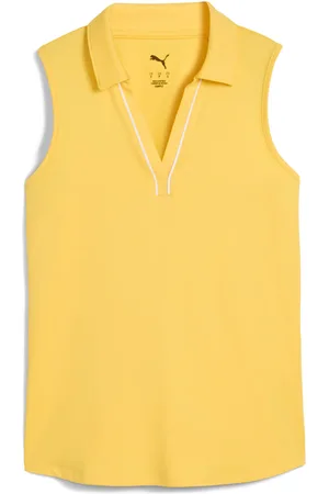 PUMA Mouwloos gepolooid T-shirt voor dames Cloudspun