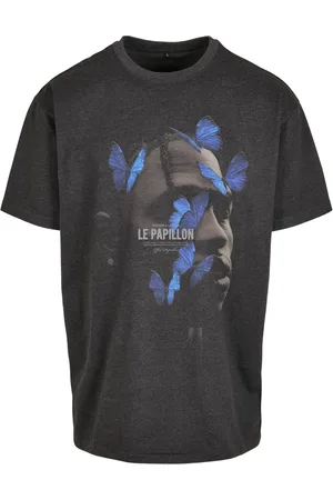 Upscale T-shirt met oversized vlinder