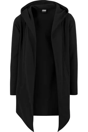 Urban classics Urban Klassiek lang vest met capuchon