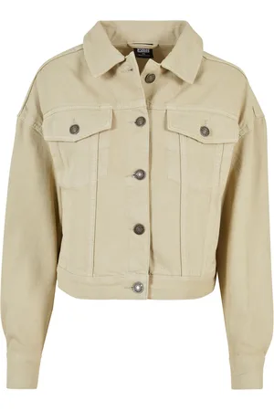 Urban classics Kleurrijk oversized spijkerjack voor dames